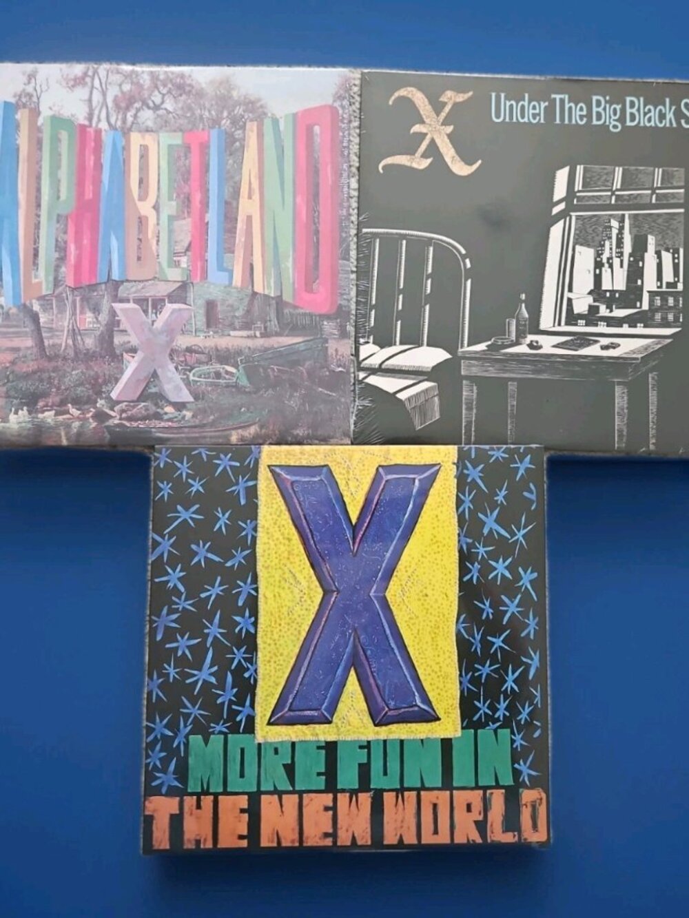 Lot of 3 X Records (New): Alphabetland, More Fun in the New World, Under the Big